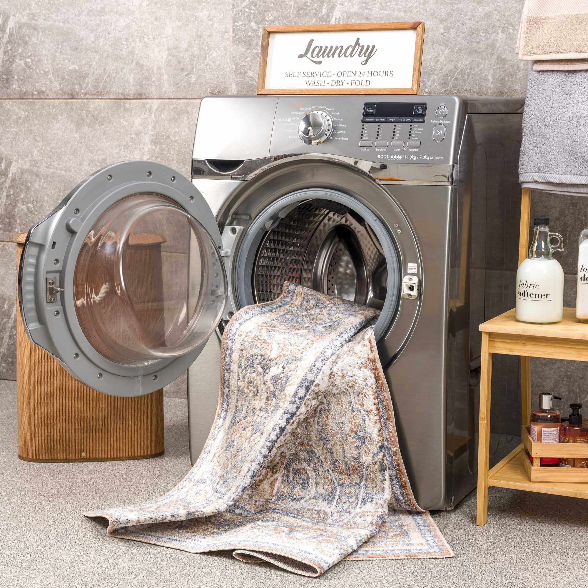 Arias Blue Boutique Washable Rug - Clearance - thewrightstore