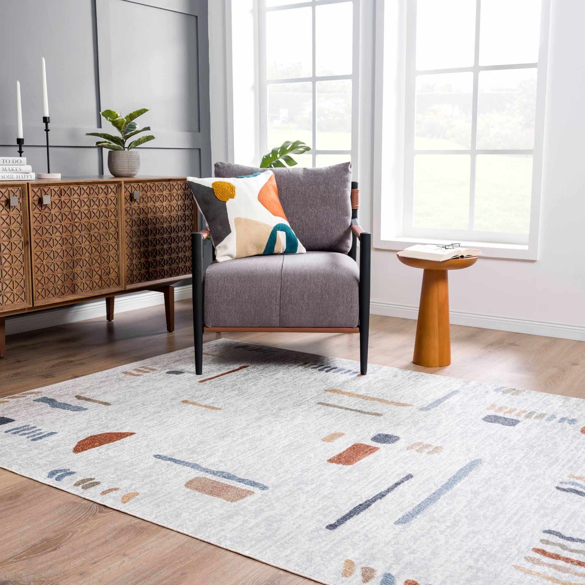 Arnon Modern Washable Rug - thewrightstore