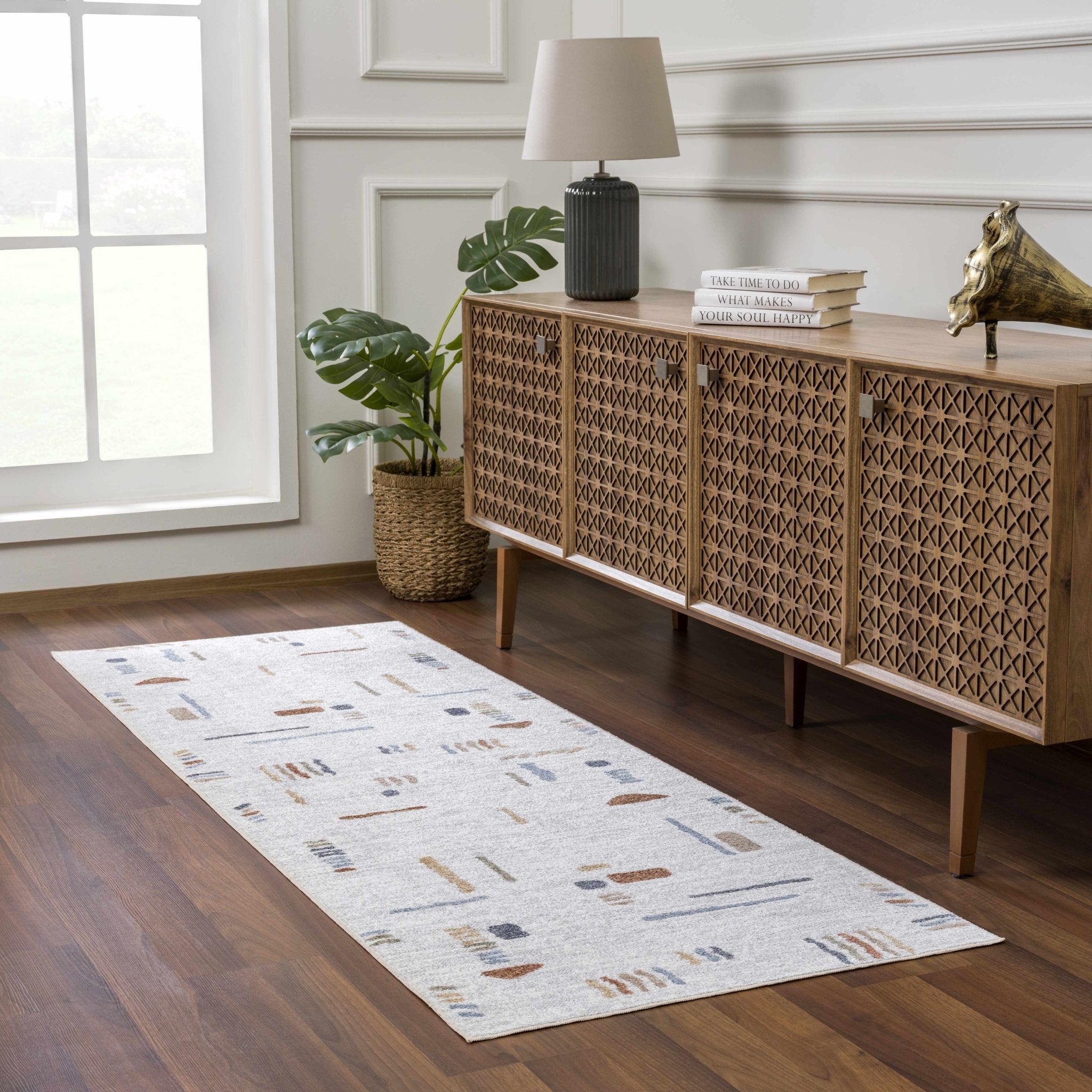 Arnon Modern Washable Rug - thewrightstore