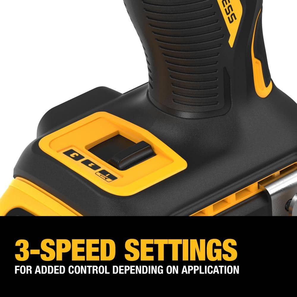ATOMIC 20V MAX Lithium - Ion Cordless 1/4 In. Brushless Impact Driver Kit, 5 Ah Battery, Charger, and Bag - thewrightstore
