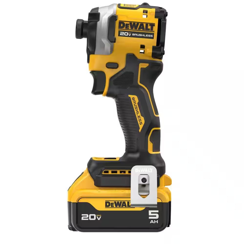 ATOMIC 20V MAX Lithium - Ion Cordless 1/4 In. Brushless Impact Driver Kit, 5 Ah Battery, Charger, and Bag - thewrightstore