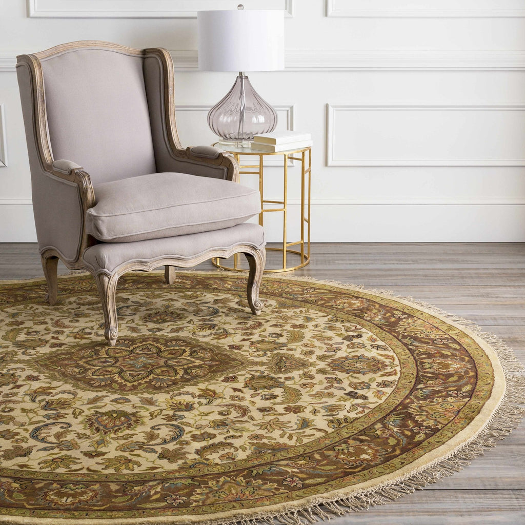 Azalia Premium Wool 8' Round Rug - Clearance - thewrightstore