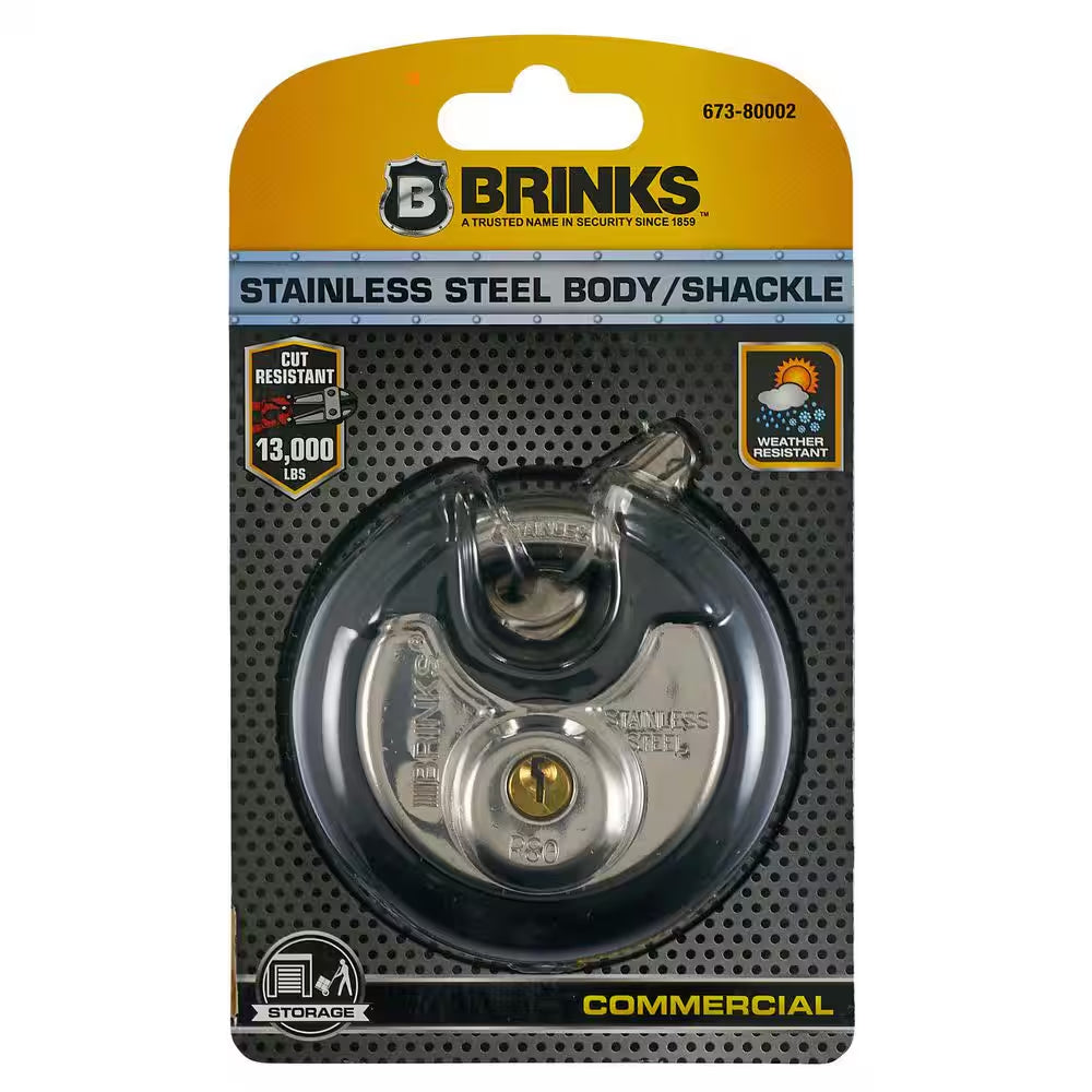 80 Mm Stainless-Steel Commercial Discus Padlock