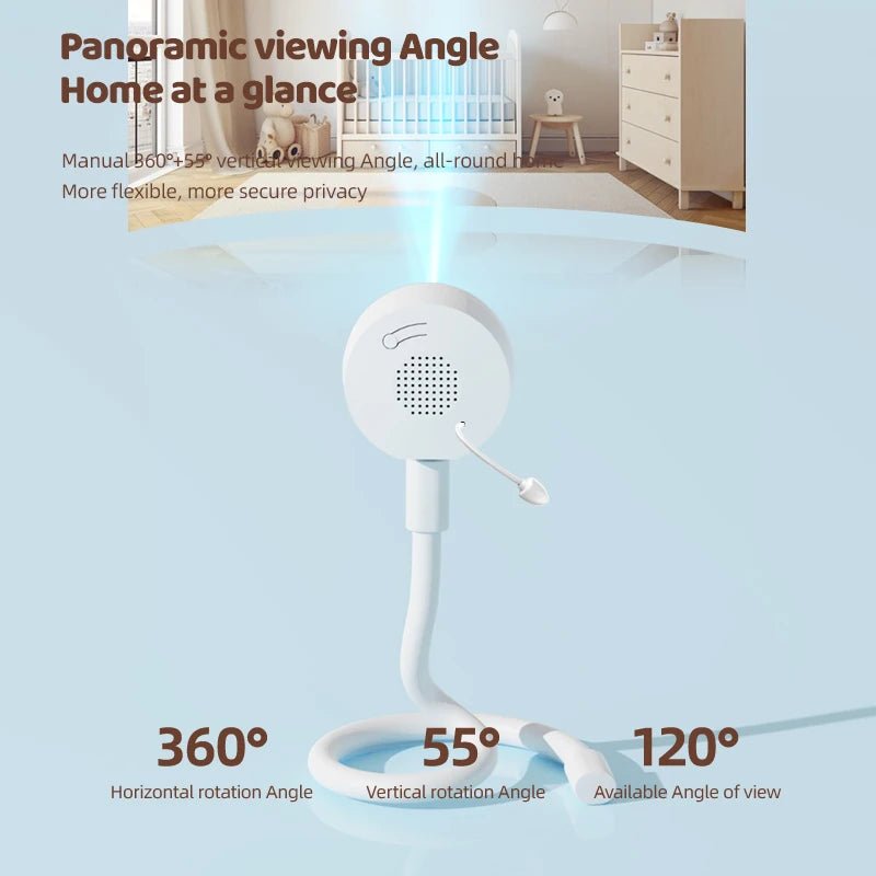 Baby Monitor Graffiti Appwifi Infrared Night Vision Security Remote Control Sound Temperature Detection Baby Smart Home Camera - thewrightstore
