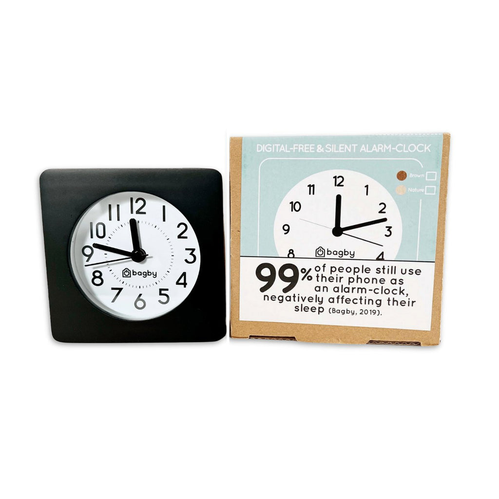 Bagby CLASSIC - Silent Alarm Clock - thewrightstore