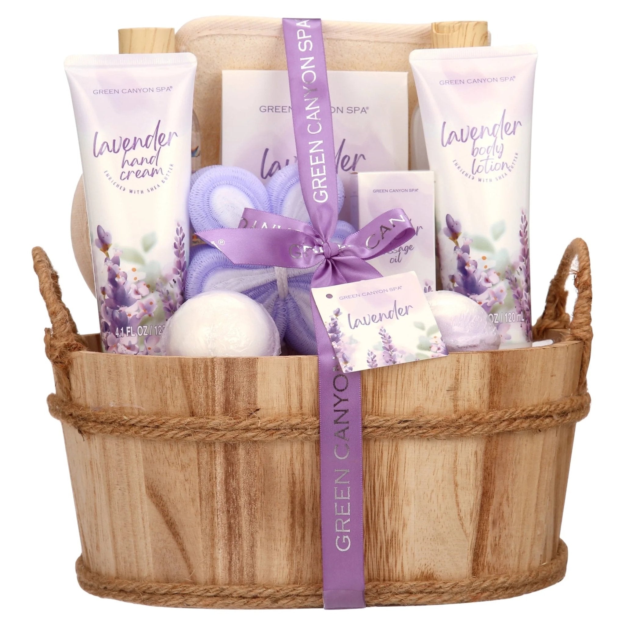 Bath Gift Sets for Women, 11Pcs Lavender Spa Baskets Gift Kits, Relaxing Birthday Mothers Day Gifts for Mom!