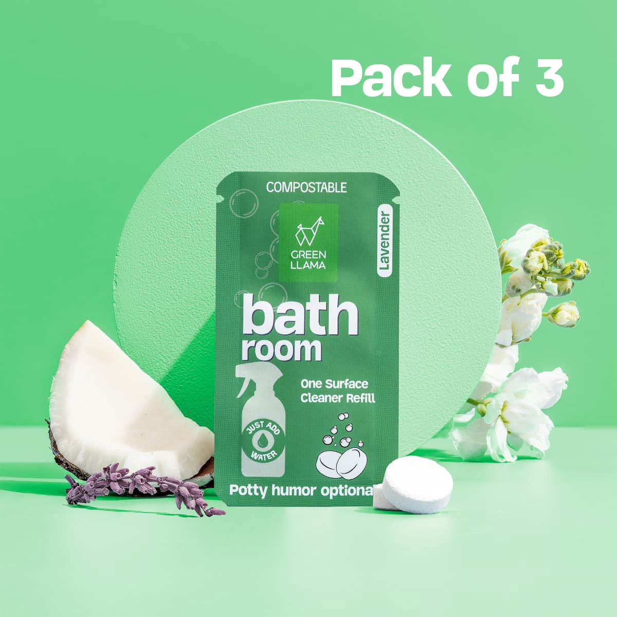Bathroom Cleaner Refills - Lavender Fragrance PACK OF 3 - thewrightstore
