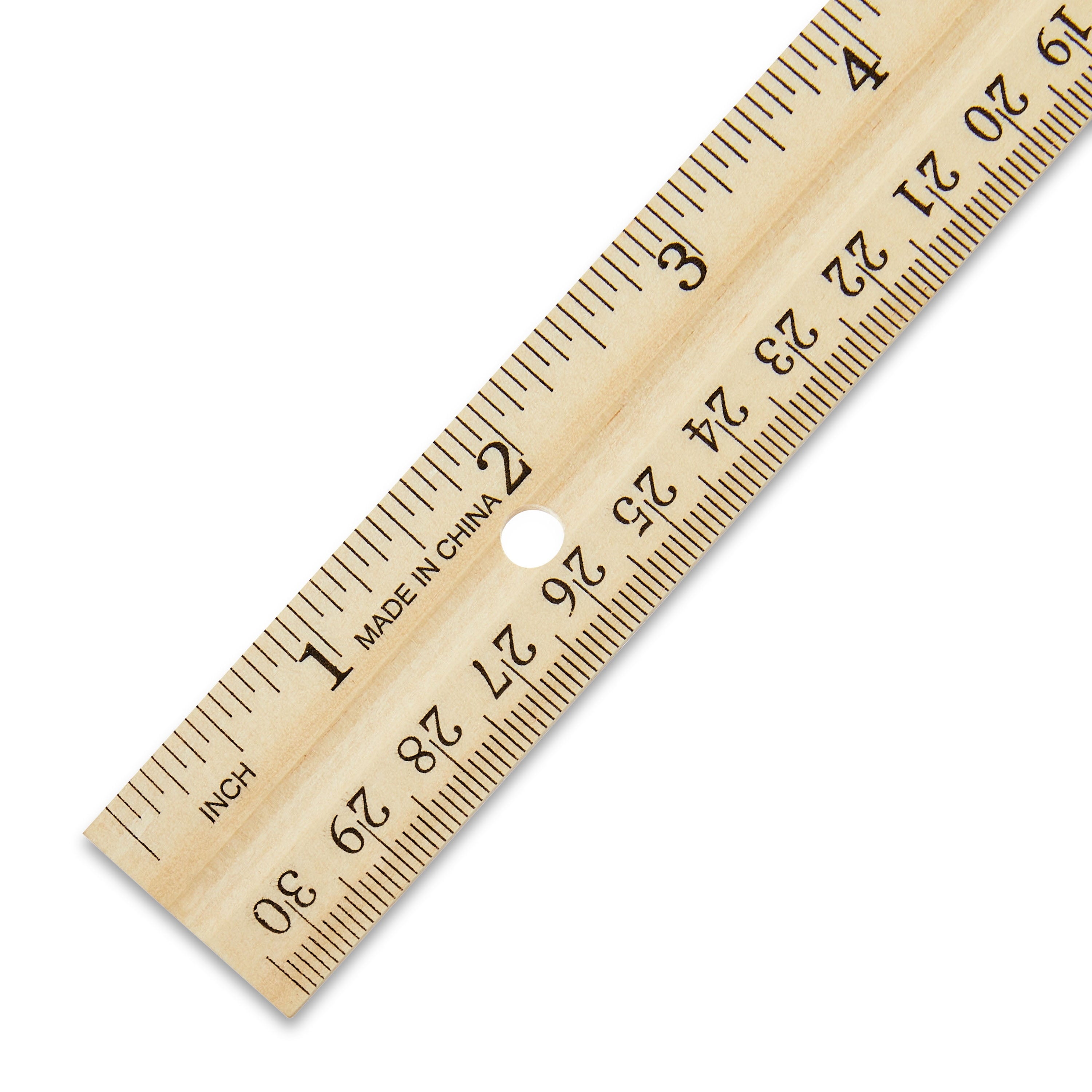 (6 Pack) Pen + Gear Wood Ruler, 12 Inch, Ideal for Elementary to High School Educational Level