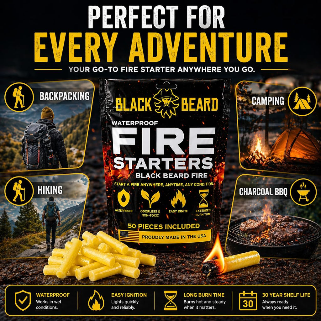 Black Beard Fire Plugs "Fire Starter" - thewrightstore