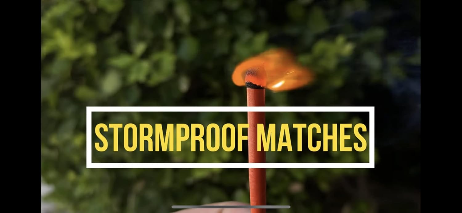Black Beard Stormproof Fire Matches - thewrightstore