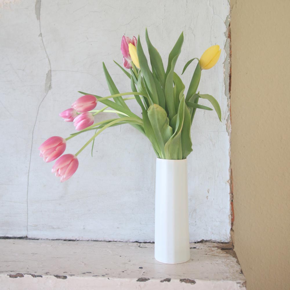 Bloom Vase - Handmade Porcelain Flower Vase - thewrightstore