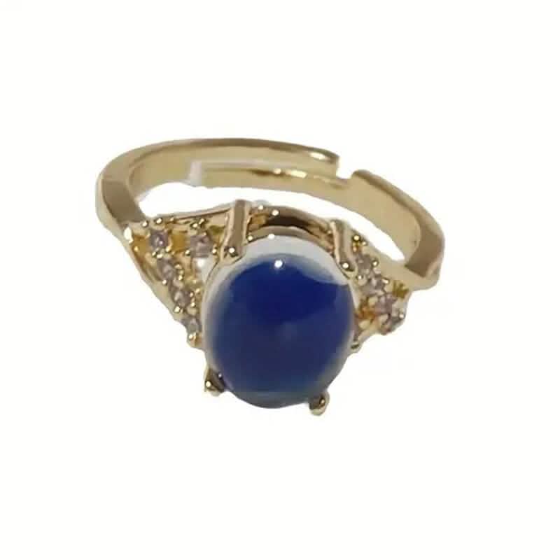 Boho Style Color Changing Mood Stone Cuff Rings - thewrightstore
