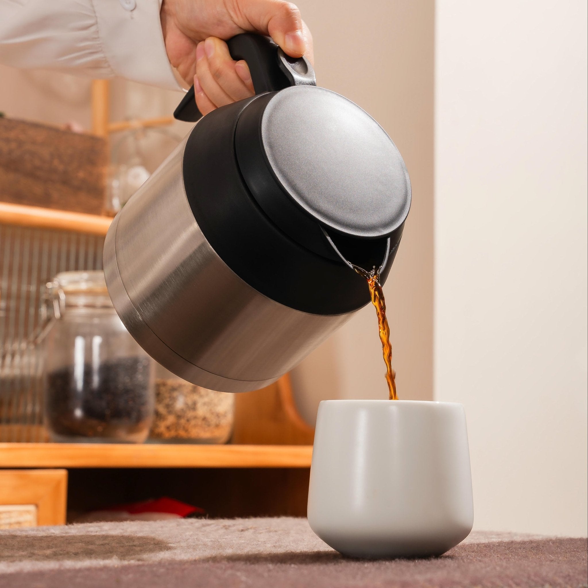 Bonavita 5 - Cup Coffee Maker, Thermal Coffee Brewer – Compact Size, Elegant, and Precise, BPA - Free - thewrightstore