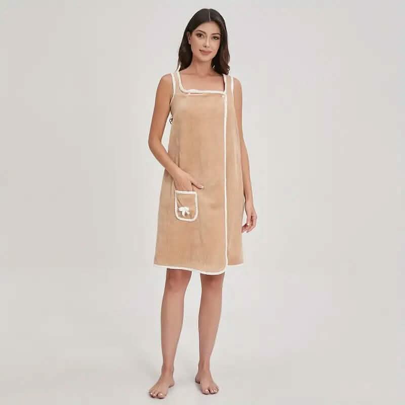 Bowknot Wearable Bath Towel for Adults - thewrightstore
