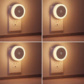 Briignite LED Night Lights for Children and Home, 4-Pack, Plug-In with Light Sensors, Warm White Illumination for Kids' Rooms, Bathrooms, Stairs, and Hallways - thewrightstore