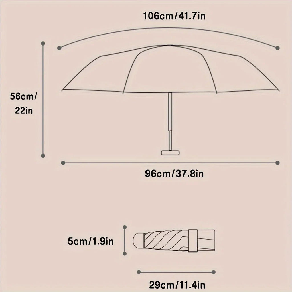 British Wind Rainforest Arch Transparent Umbrella Stained Glass Transparent Umbrella Long Handle Automatic Large Romantic Sunny - thewrightstore
