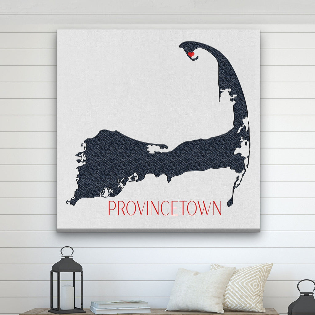 Cape Cod Canvas Customizable Silhouette Wall Decor - thewrightstore