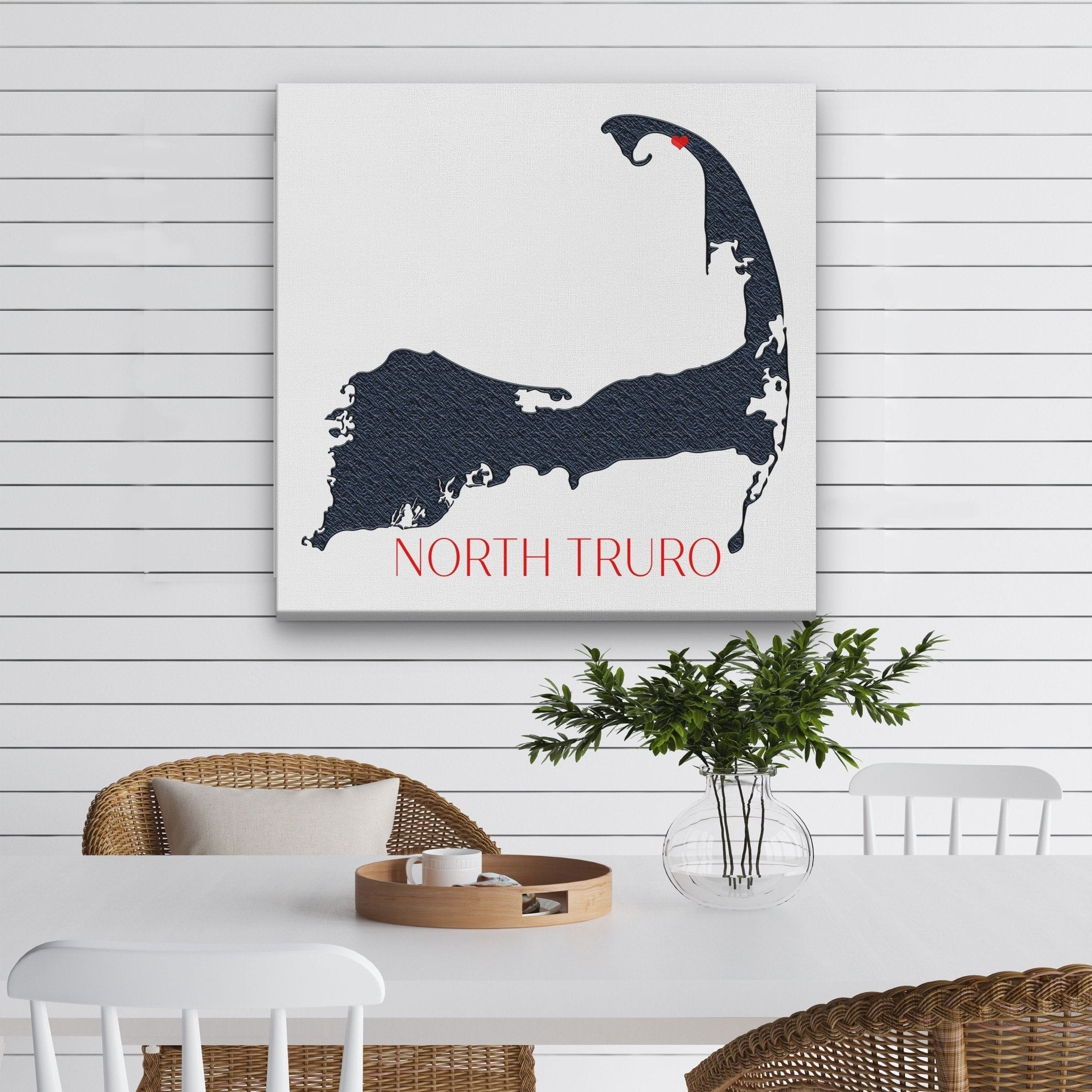 Cape Cod Canvas Customizable Silhouette Wall Decor - thewrightstore