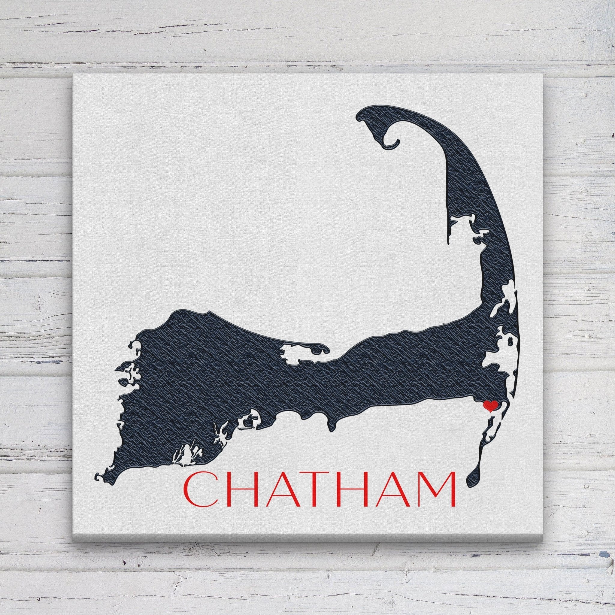 Cape Cod Canvas Customizable Silhouette Wall Decor - thewrightstore