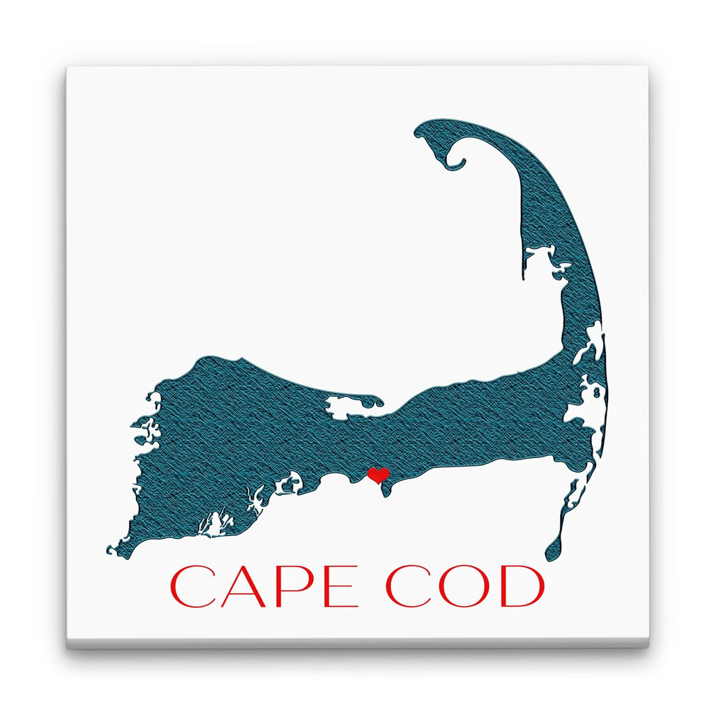 Cape Cod Canvas Customizable Silhouette Wall Decor - thewrightstore