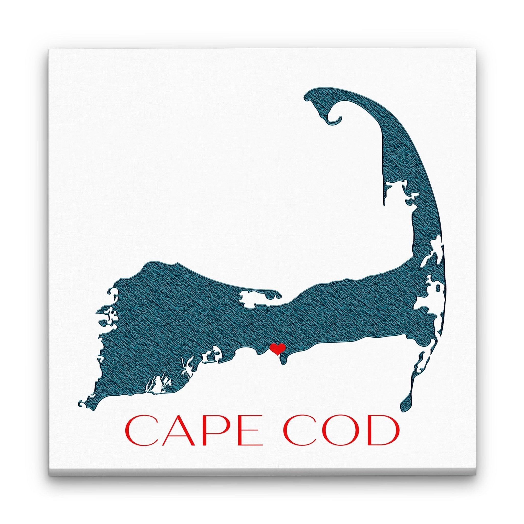 Cape Cod Canvas Customizable Silhouette Wall Decor - thewrightstore