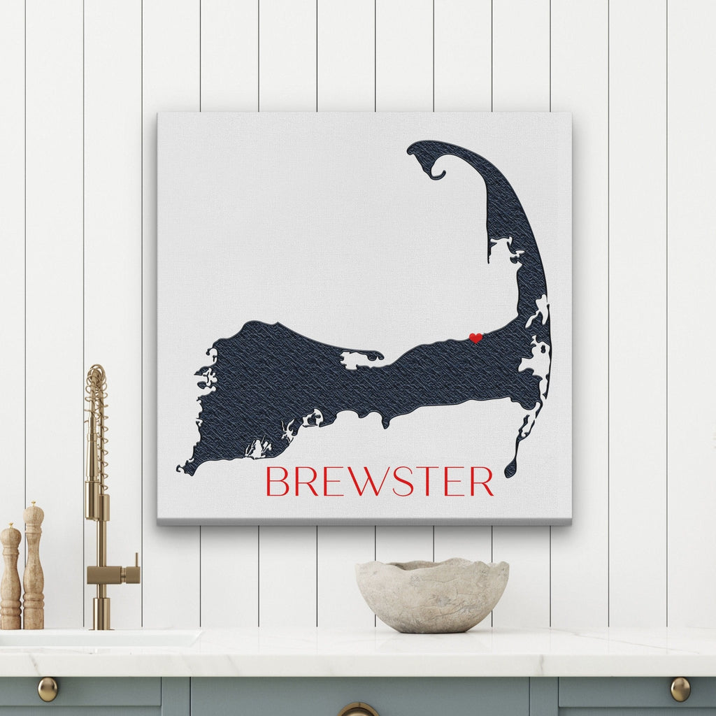 Cape Cod Canvas Customizable Silhouette Wall Decor - thewrightstore
