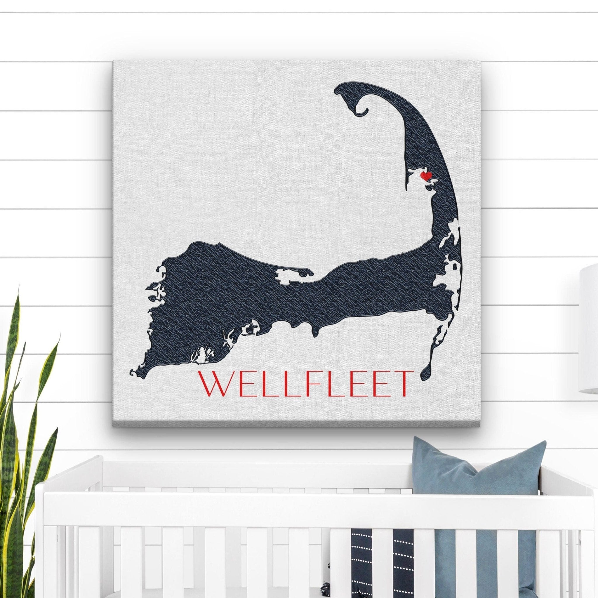 Cape Cod Canvas Customizable Silhouette Wall Decor - thewrightstore