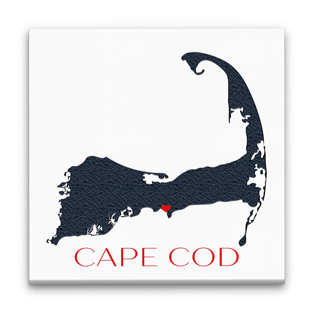 Cape Cod Canvas Customizable Silhouette Wall Decor - thewrightstore