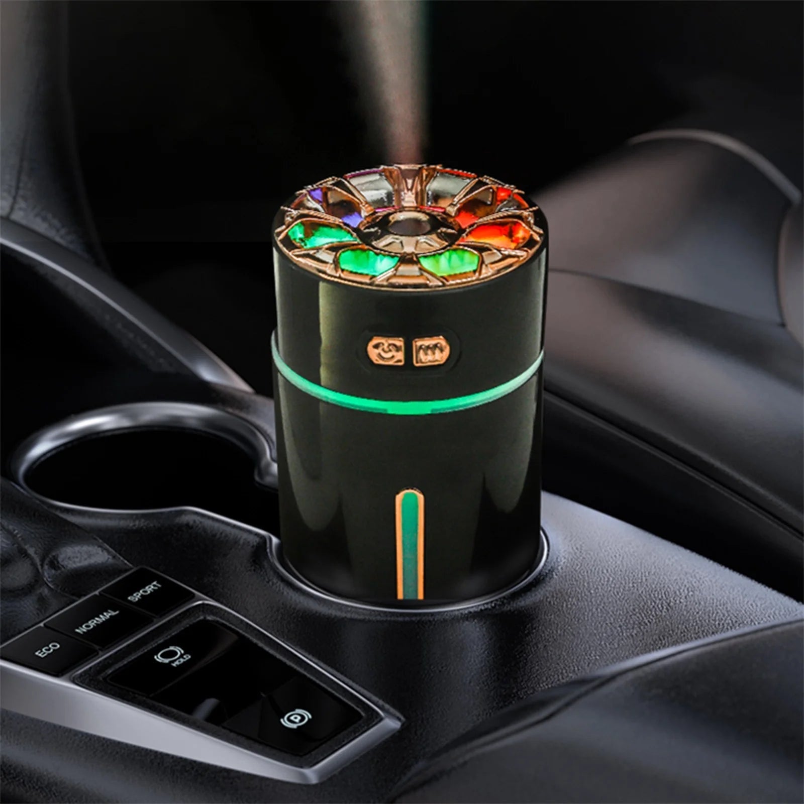 Car Diffuser Humidifier USB Aromatherapy Essential Oil Diffuser Car Air Freshener Diffuser USB Cool Mist Mini Portable Diffuser for Car Home Office Bedroom - thewrightstore