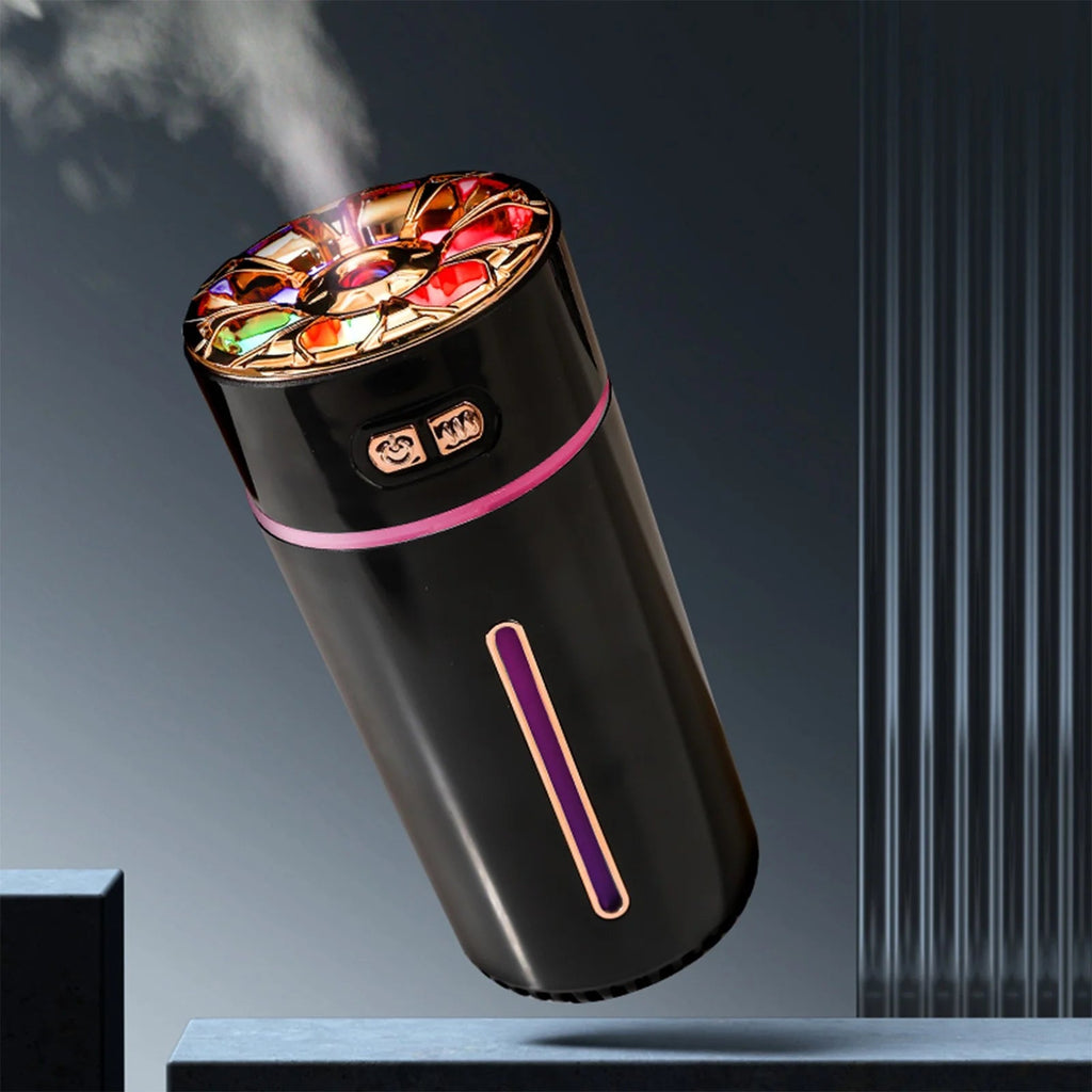 Car Diffuser Humidifier USB Aromatherapy Essential Oil Diffuser Car Air Freshener Diffuser USB Cool Mist Mini Portable Diffuser for Car Home Office Bedroom - thewrightstore