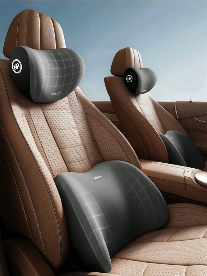 Car Headrest, Lumbar Support, Shoulder Pillow, Car Pillow, Memory Cotton Waist Backrest Cushion, Household Automotive Products - thewrightstore