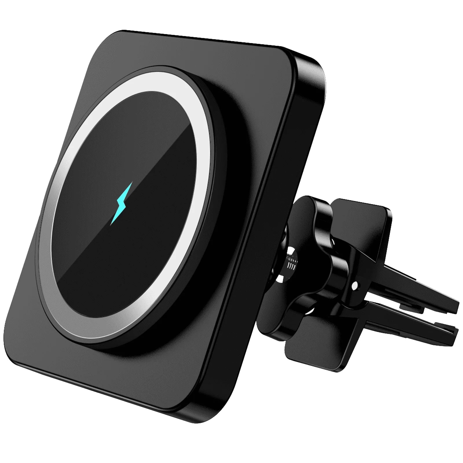 Car Mag - Safe Wireless Charger - Car Mount Fast Charging Air Vent Phone Holder Mount for Iphone 17/16/15/14/13/12 - Black - thewrightstore