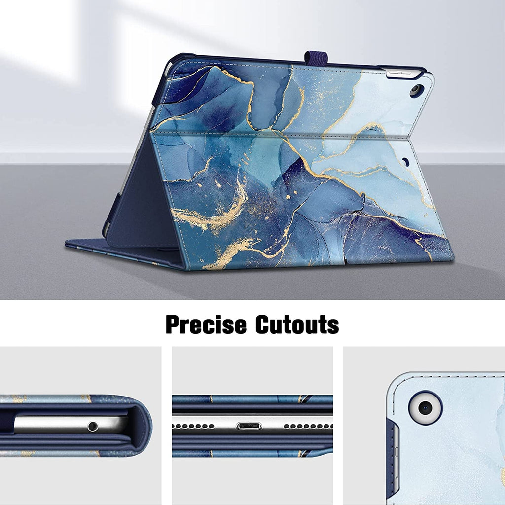 Case for Ipad 9Th / 8Th / 7Th Generation (2021/2020/2019) 10.2 Inch - [Corner Protection] Multi - Angle Viewing Stand Cover.