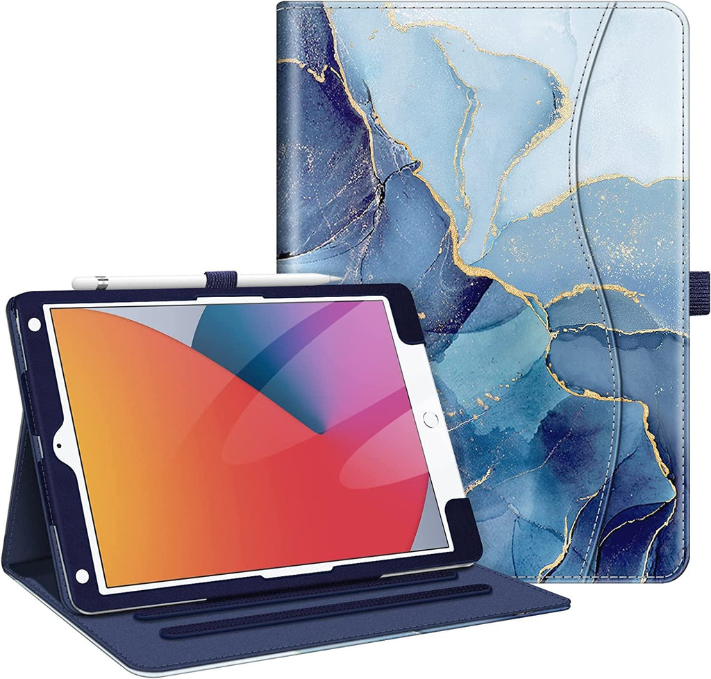 Case for Ipad 9Th / 8Th / 7Th Generation (2021/2020/2019) 10.2 Inch - [Corner Protection] Multi - Angle Viewing Stand Cover.