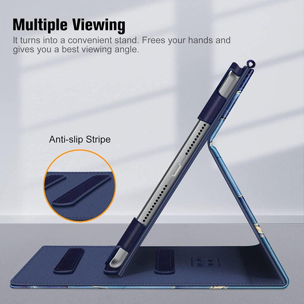 Case for Ipad 9Th / 8Th / 7Th Generation (2021/2020/2019) 10.2 Inch - [Corner Protection] Multi - Angle Viewing Stand Cover.