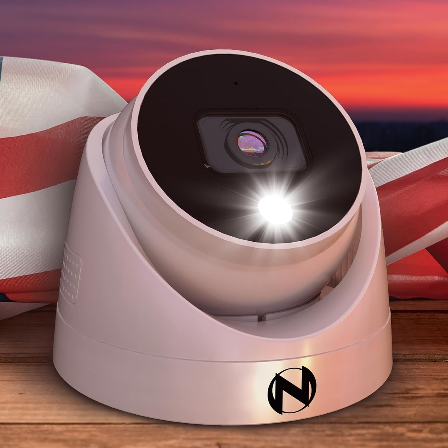 Night Owl 4-Pack Wired 4K HD Indoor/Outdoor Dome Cameras with 2-Way Audio for Enhanced Security