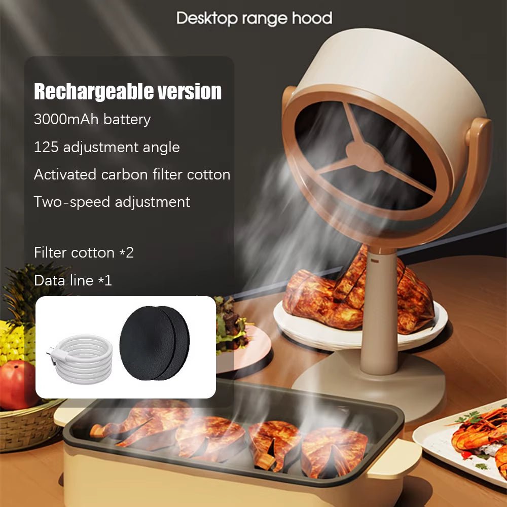 Clear the Air Instantly Cook Freely Without the Smoke Portable Power for a Cleaner Kitchen - thewrightstore
