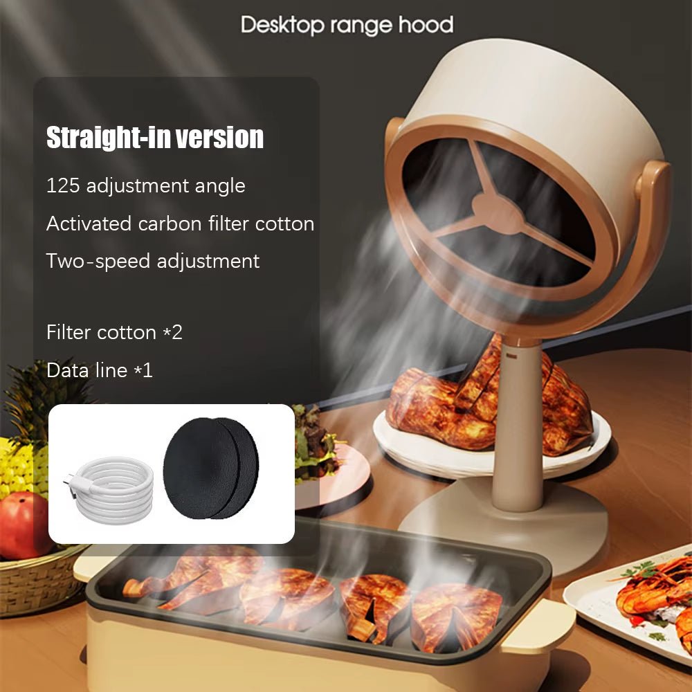 Clear the Air Instantly Cook Freely Without the Smoke Portable Power for a Cleaner Kitchen - thewrightstore