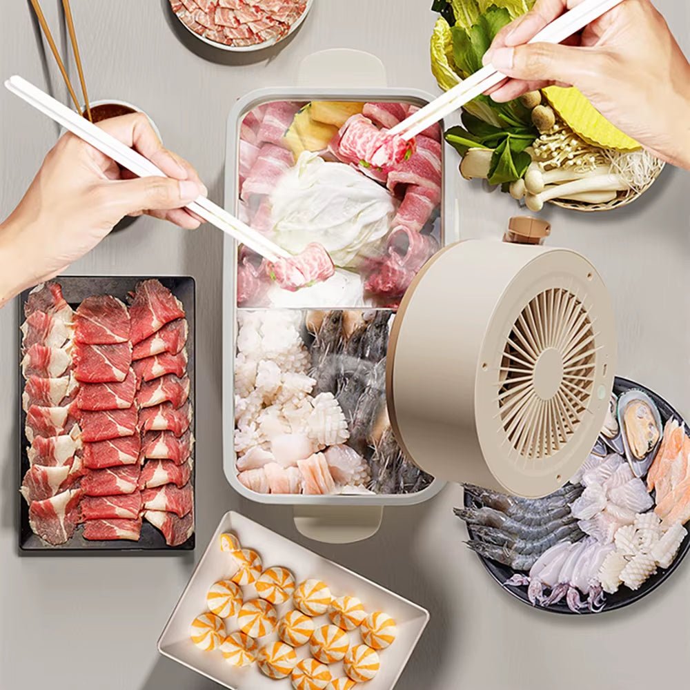 Clear the Air Instantly Cook Freely Without the Smoke Portable Power for a Cleaner Kitchen - thewrightstore