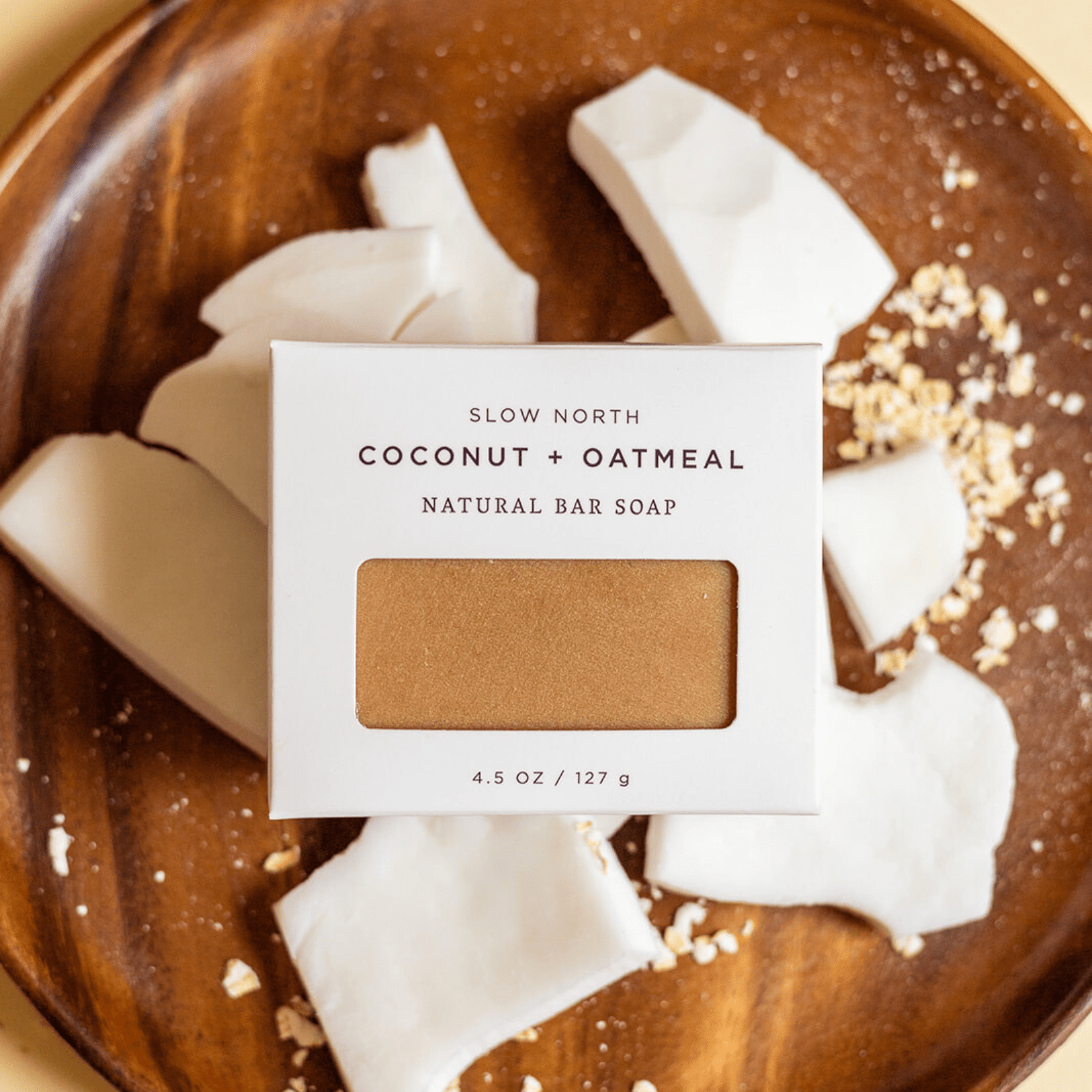 Coconut + Oatmeal - Natural Bar Soap - thewrightstore