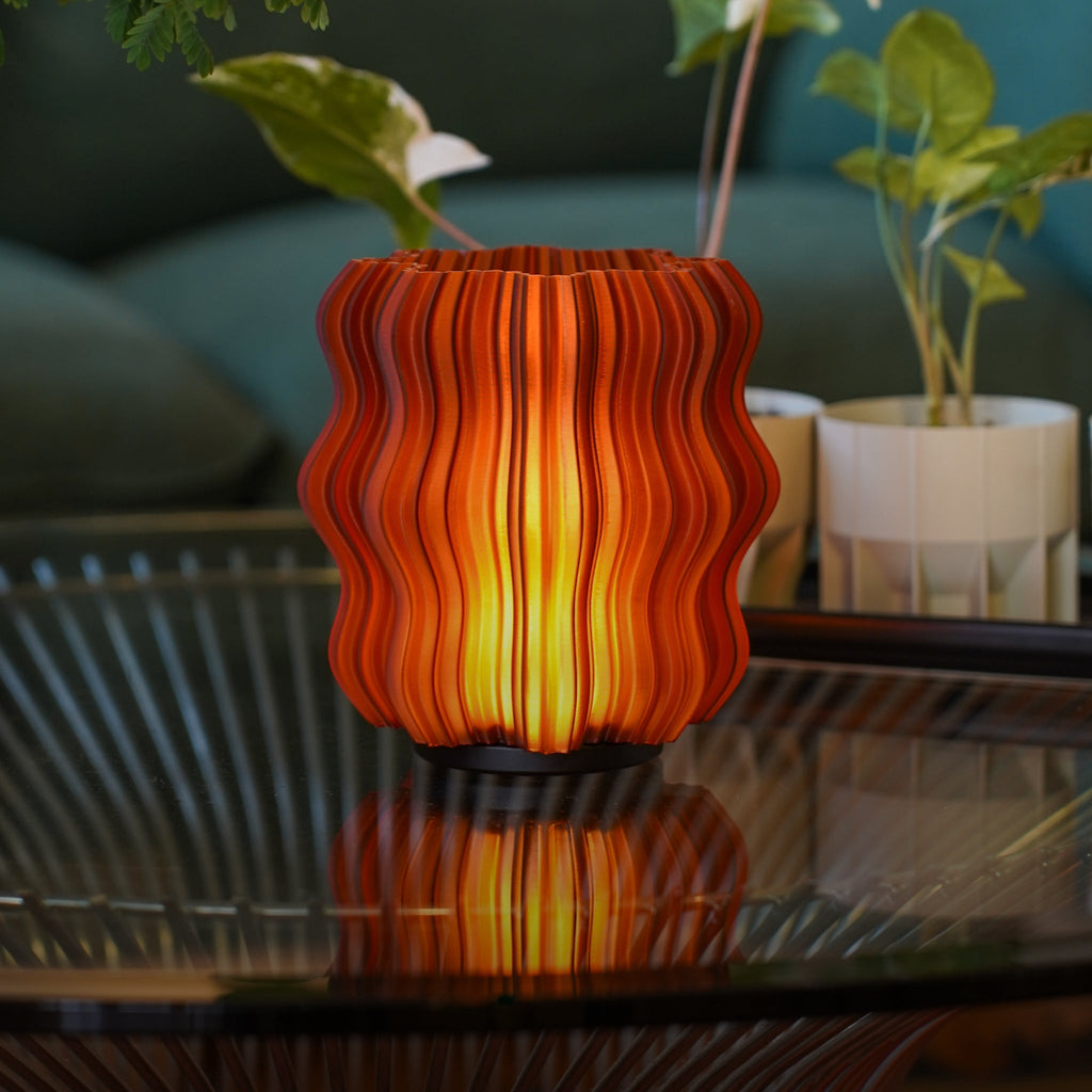 Cordless Mini Wavy Lamp - thewrightstore