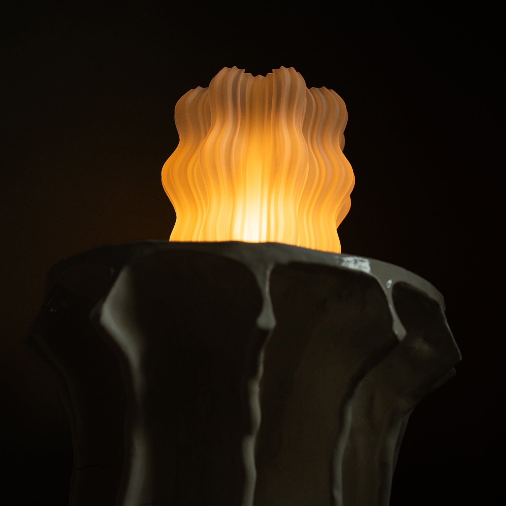 Cordless Mini Wavy Lamp - thewrightstore