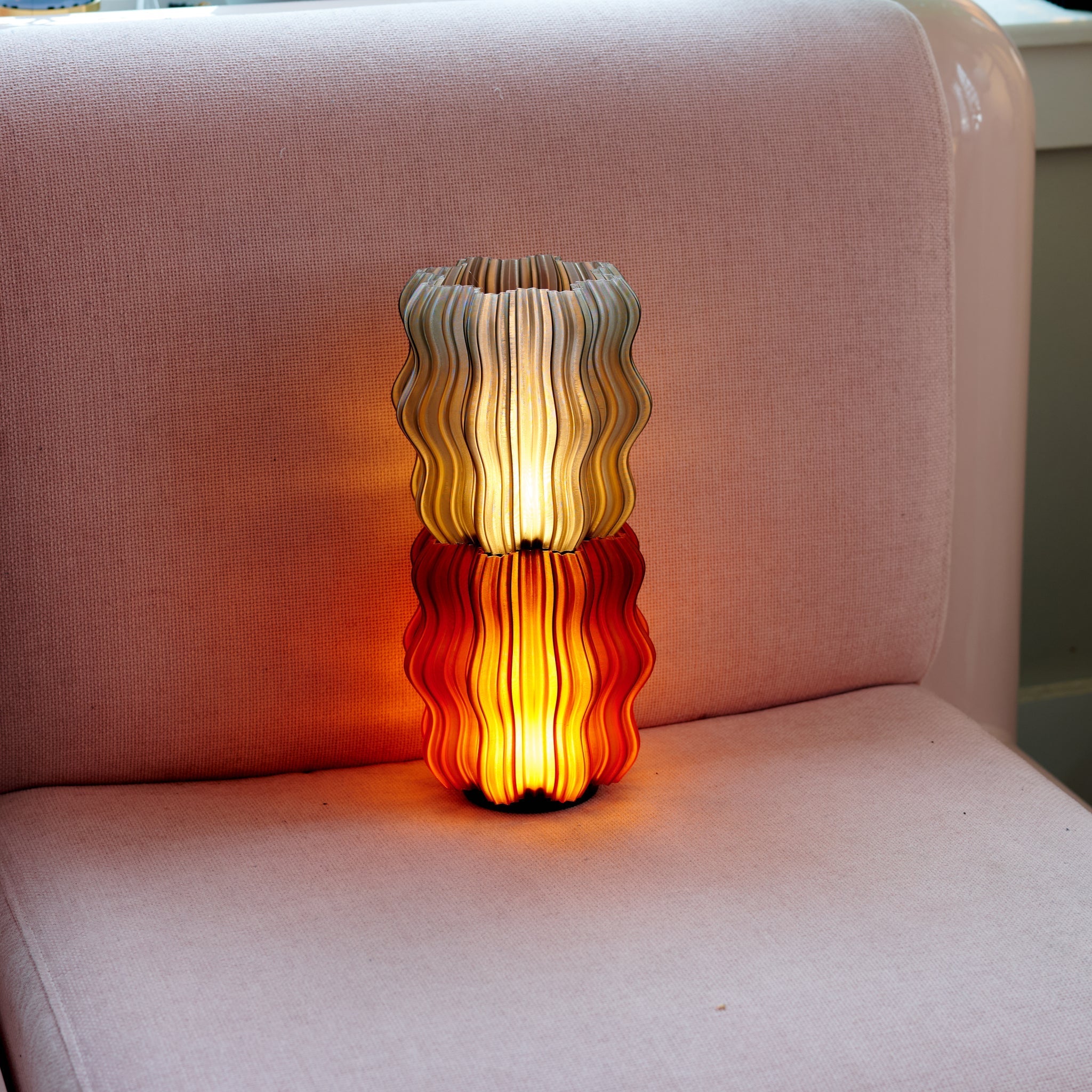 Cordless Mini Wavy Lamp - thewrightstore