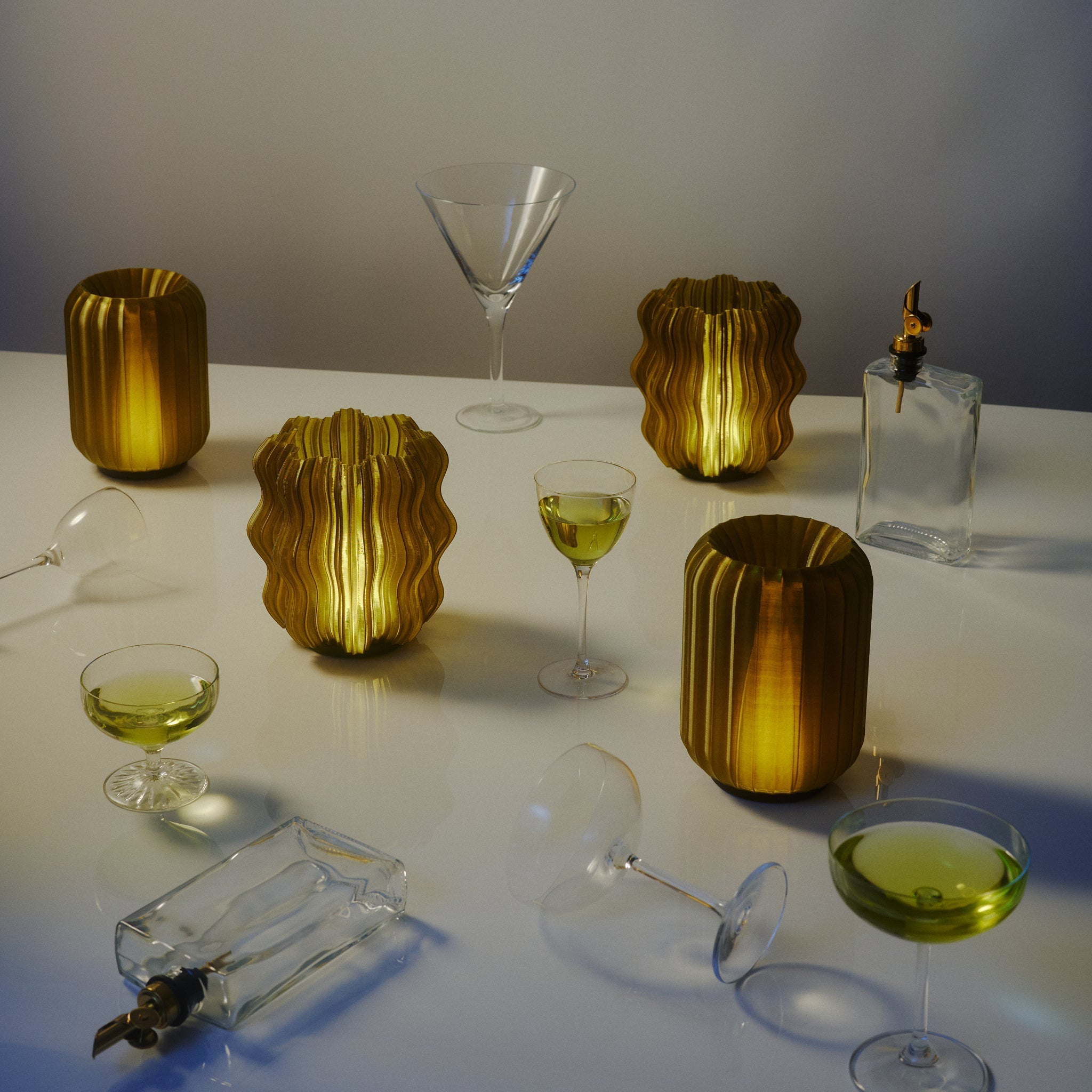Cordless Mini Wavy Lamp - thewrightstore