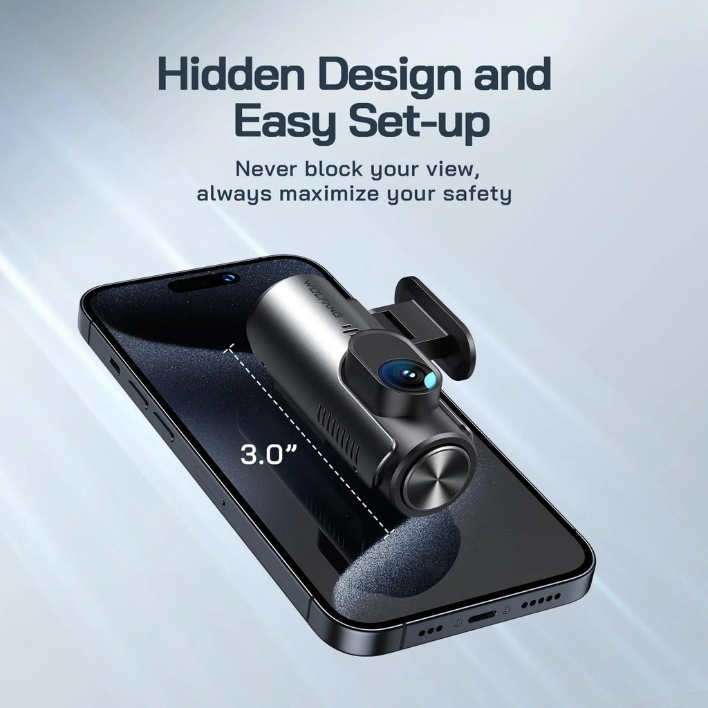 Dash Cam Front and Rear, 4K+1080P Dual Car Camera, Parking Monitor, Loop Recording - thewrightstore