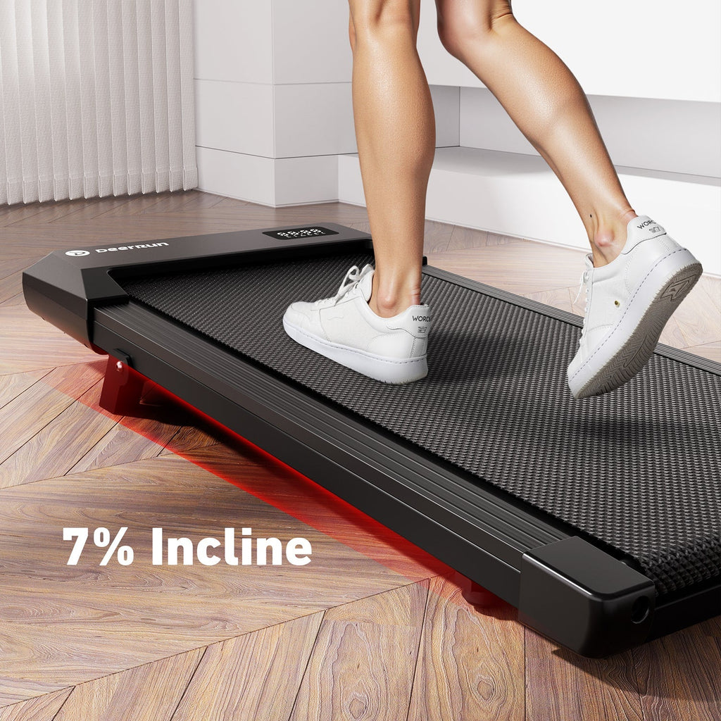 DeerRun Q2 Urban Smart Walking Pad with Incline Treadmill Remote Control - thewrightstore