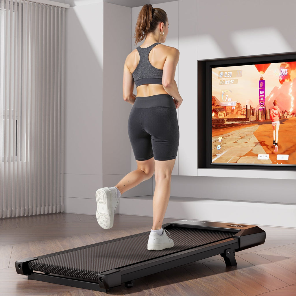 DeerRun Q2 Urban Smart Walking Pad with Incline Treadmill Remote Control - thewrightstore