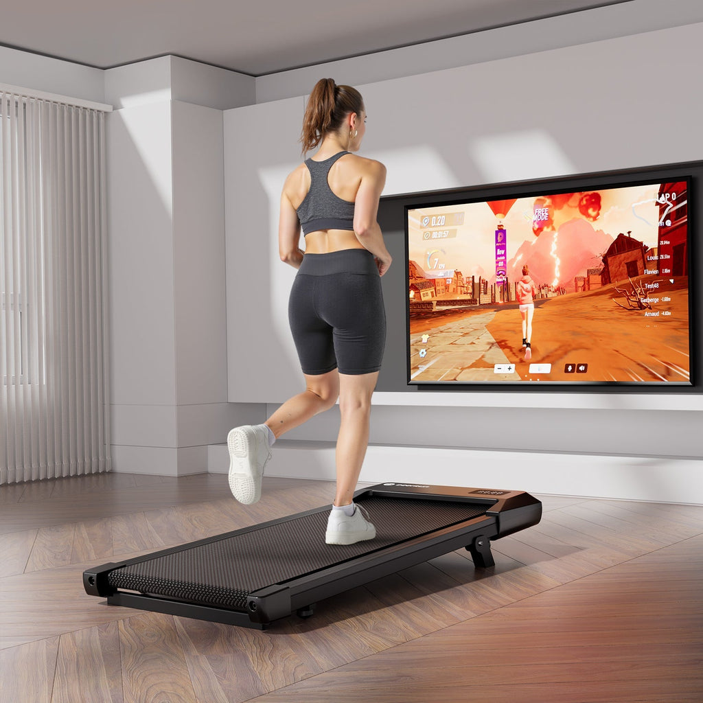 DeerRun Q2 Urban Smart Walking Pad with Incline Treadmill Remote Control - thewrightstore