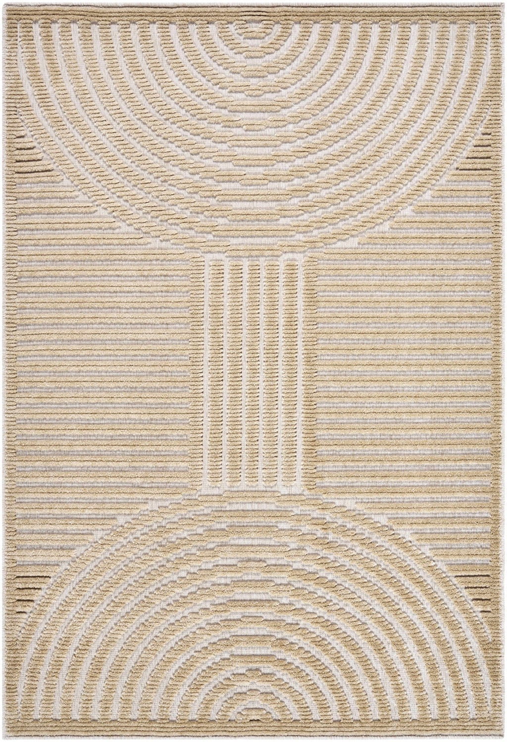 Deron Beige Washable Area Rug - thewrightstore