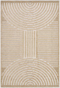 Deron Beige Washable Area Rug - thewrightstore